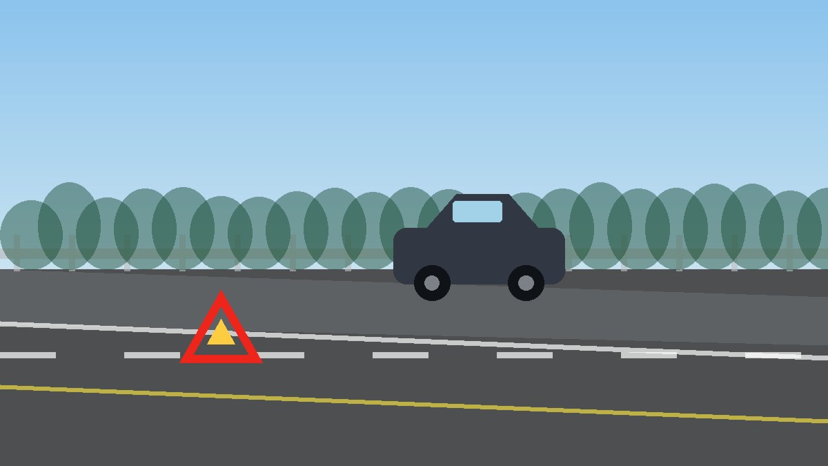 密云道路故障安全等待现场图